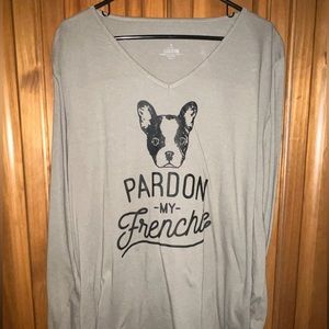 French bulldog ladies shirt